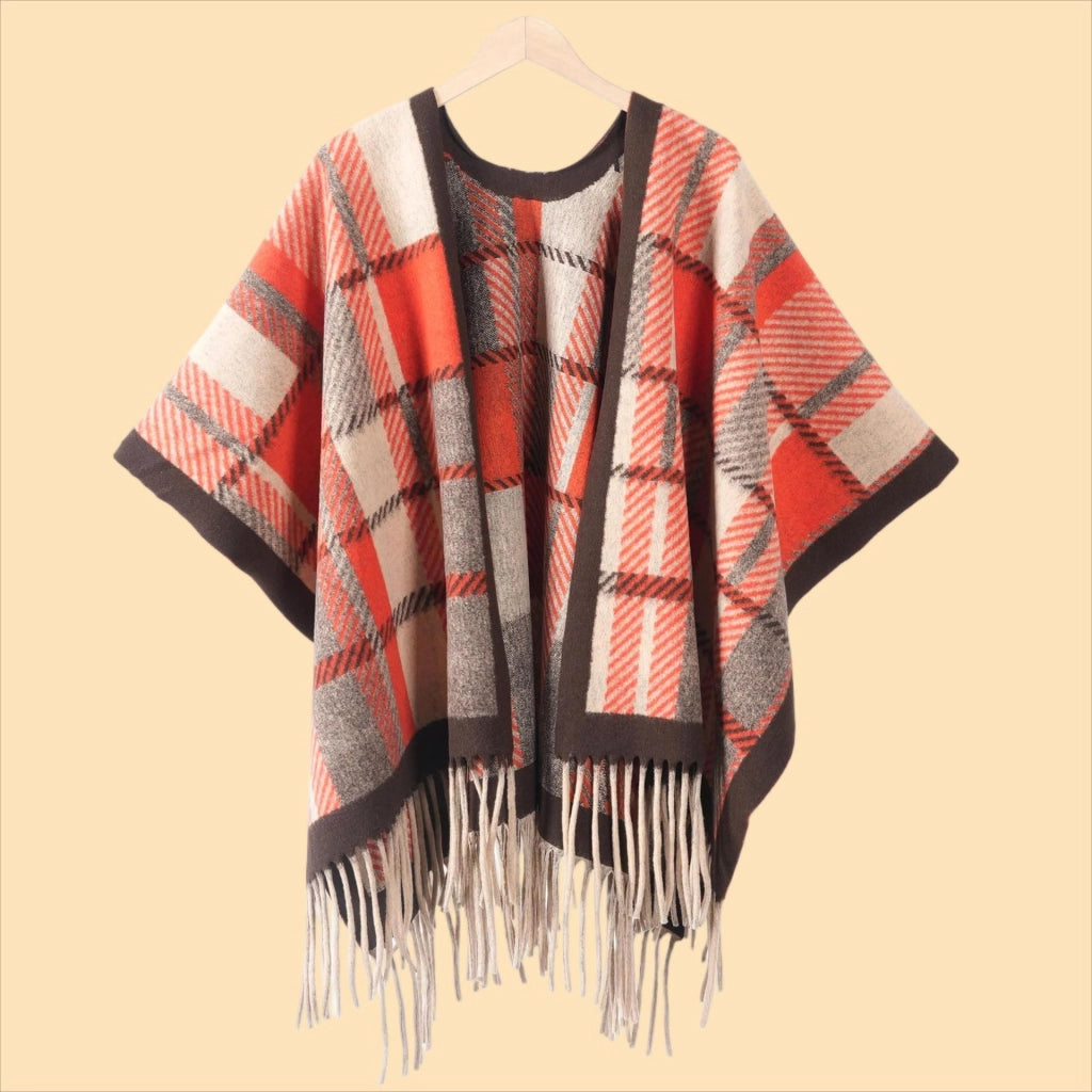 Sciarpa semplice in stile pittura a inchiostro per donna, mantello di alta moda, sciarpa invernale in cashmere