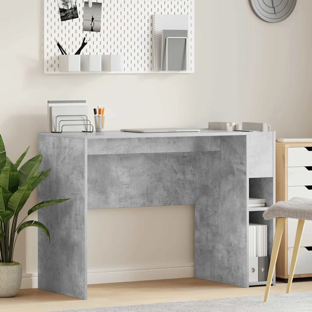 Scrivania Grigio cemento 109 x 50 x 78 cm Legno multistrato 891203