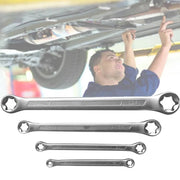 Trade Shop - Set Chiavi Combinate Doppia Testa Torx Femmina 4pz Misure Da E6-e24 Dritte 01004 -