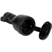 PRESA DIRITTA HI-PRO STANDARD TEDESCO 2P+T 16A CON COPERCHIO IN GOMMA - IP44
