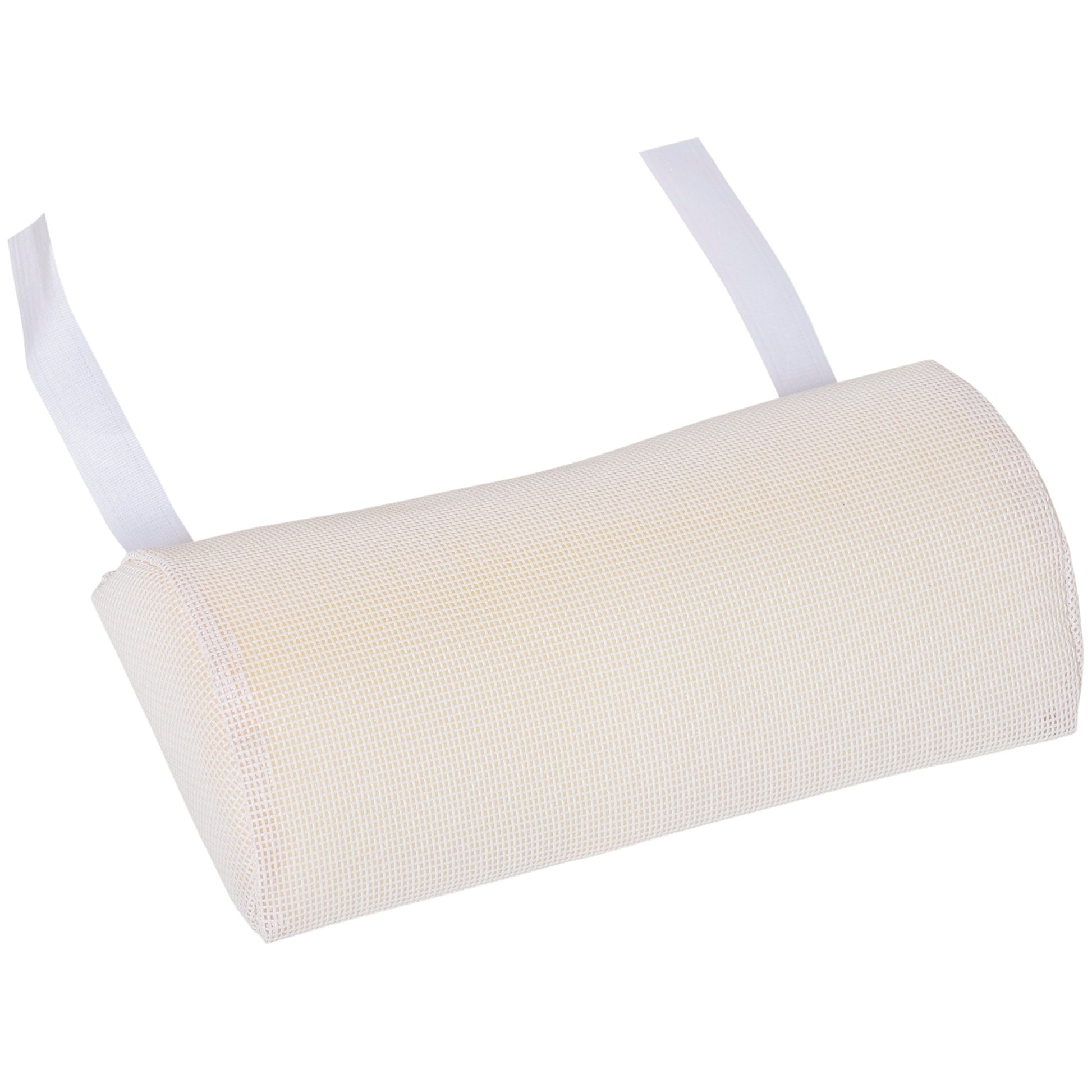 Sdraio da Giardino 182x56x28 cm Pieghevole con Schienale Reclinabile e Cuscino in Metallo e Texteline Crema