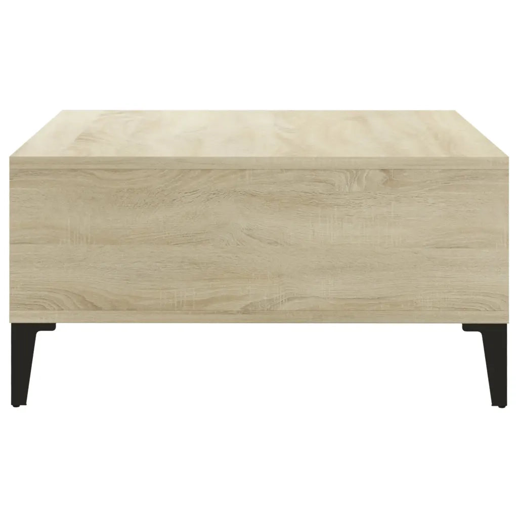 Tavolino da Salotto Rovere Sonoma 60x60x30 cm in Truciolato cod mxl 25483