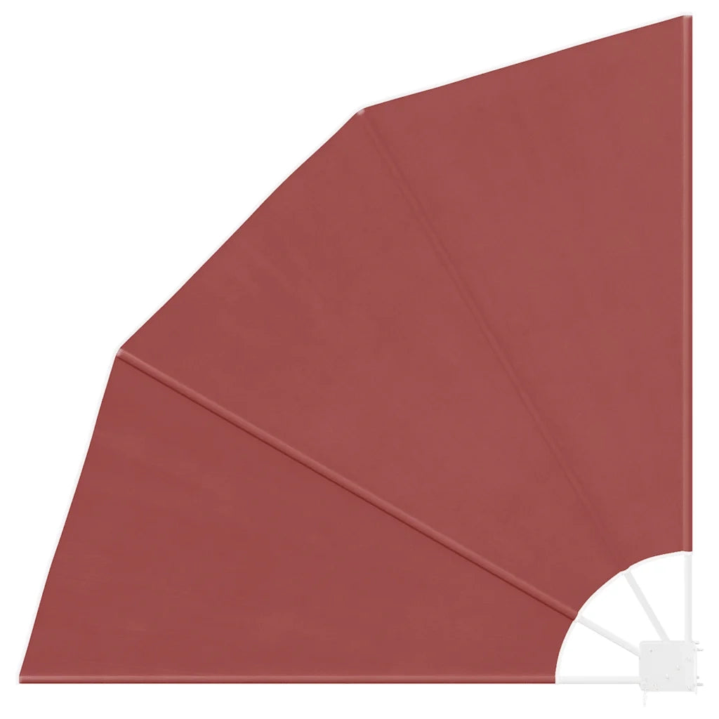 Tenda Laterale per Balcone Pieghevole Terracotta 140x140 cm