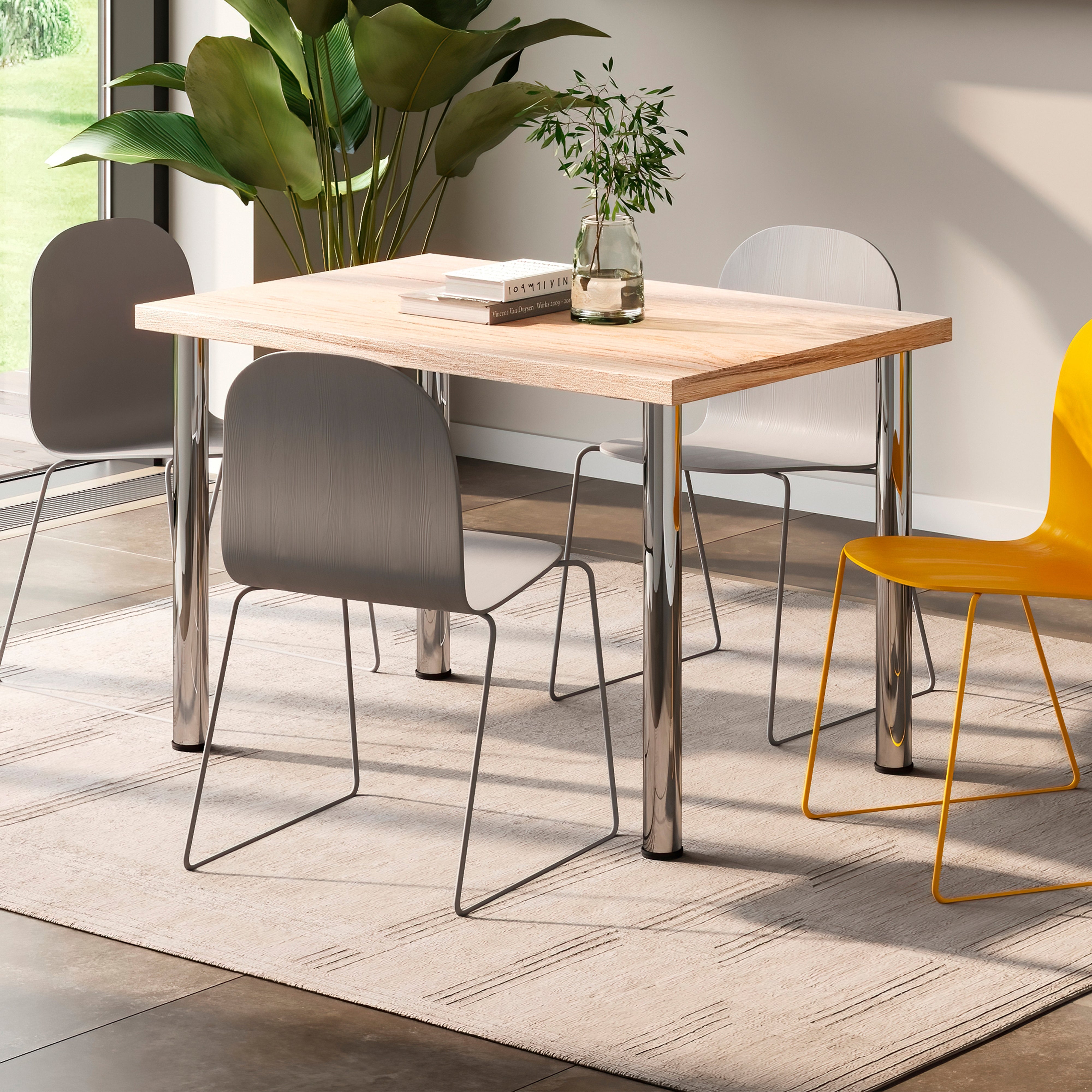 Piano D’Appoggio per Tavoli 1150x750 mm in Legno Emuca Rovere