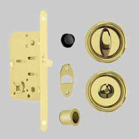 KIT PER PORTE SCORREVOLI CON NOTTOLINO AGB Col. Cromata opaca - AGB