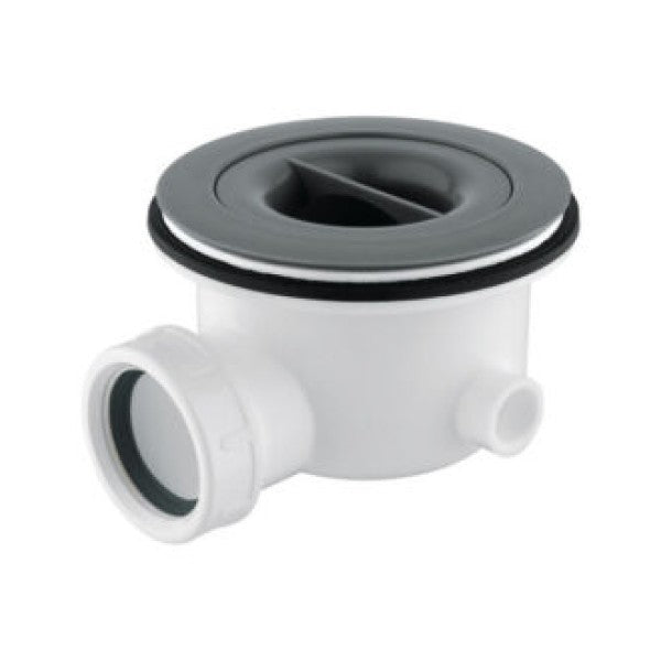 PILETTA SCARICO SIFONATA ISPEZIONABILE E ESTRAIBILE RIBASSATA IN POLIPROPILENE SENZA TAPPO ALTEZZA 7 - ø90 MM RIBASSATA ED ESTRAIBILE - ALTEZZA 70,5 MM  - CGS