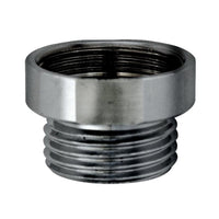 RACCORDO FEMMINA MASCHIO IN OTTONE CROMATO - M. 22X1 - M. 1/2  - HID