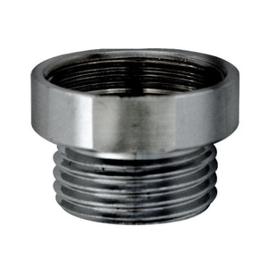 RACCORDO FEMMINA MASCHIO IN OTTONE CROMATO - M. 22X1 - M. 1/2  - HID