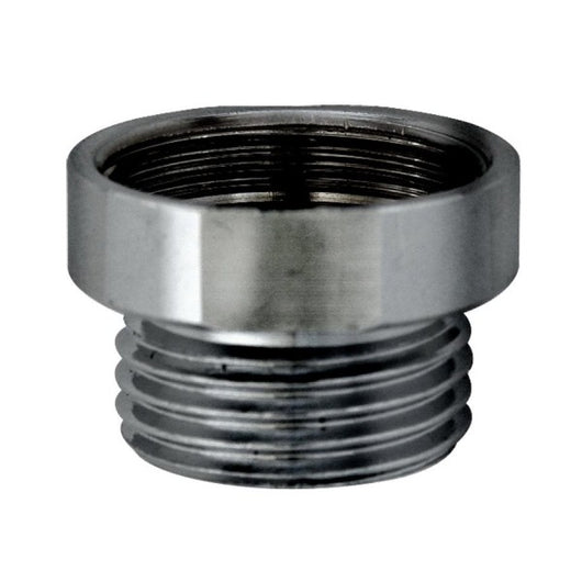 RACCORDO FEMMINA MASCHIO IN OTTONE CROMATO - M. 22X1 - M. 1/2  - HID