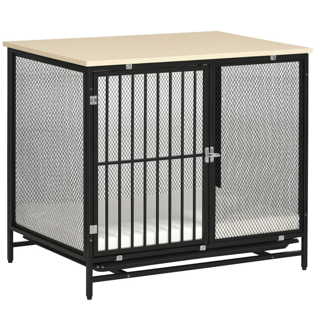 Gabbia per Cani ¨C Minimal ¨C Nero, Acciaio, 80x55x71