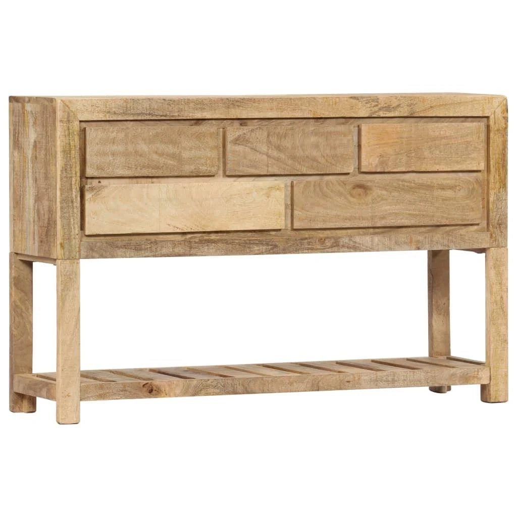 Buffet credenza mobiletto consolle mobile contenitore 120 cm legno massello di mango 4402254