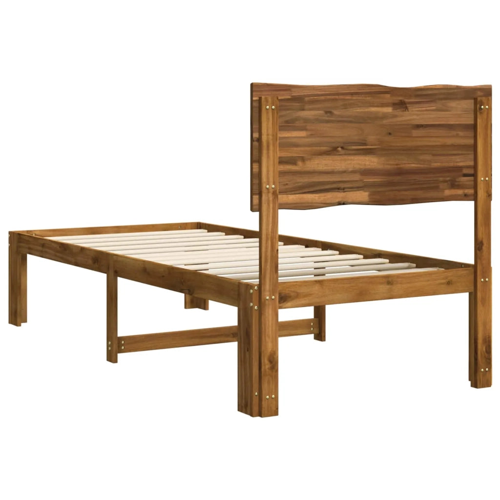 Letto Singolo con Testiera ROSTOCK Naturale 80 x 200 cm 903327