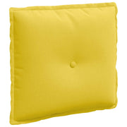 Cuscino per Schiena | Cuscino dorsale Giallo Chiaro 50 x 19 x 45 cm Tessuto