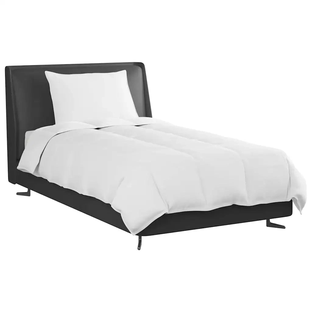 vidaXL Piumone Altro con cuscino 2 pcs Bianco 135 x 220 cm Piume