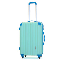 Trolley Valigia Media Rigida in ABS 4 Ruote TSA Ravizzoni Luna Verde Acqua