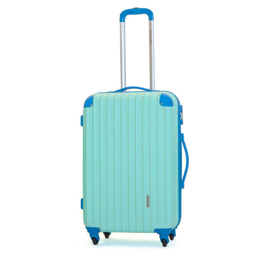 Trolley Valigia Media Rigida in ABS 4 Ruote TSA Ravizzoni Luna Verde Acqua
