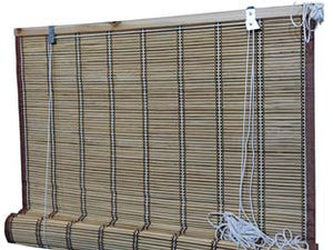 TENDA CON TIRO IN MIDOLLINO MARRONE CHIARO CON RIGHE- - cm.60x170h. - 1 pezzi VETTE