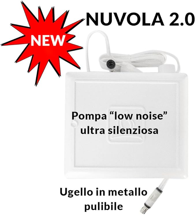 NEBULIZZATORE DI SCARICO CONDENSA PER CONDIZIONATORI SERIE NUVOLA 2.0 - MOD.NUVOLA 2.0- PORTATA MAX 18L/H - ALTEZZA MANDATA 20MT  - CIE