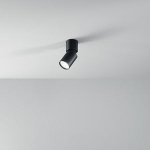 Faretto Moderno Connect Alluminio Nero 1 Luce Gu10