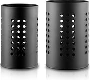 Supporto per accessori da cucina - 2Pack in acciaio inossidabile - nero - stile rustico - decorazione per cucina - nuovo appartamento