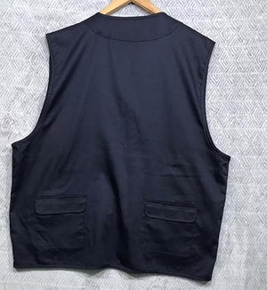 GILET da lavoro STAR BLU NAVY XL Multitasche Smanicato Cotone Poliestere MAGAZZINIERE