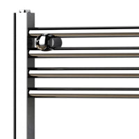 RADIATORE TERMOARREDO SCALDASALVIETTE CROMO LUCIDO CON TUBOLARI Ø25MM MODELLO ELVIA - MM 1230X450 WATT 420 INT.400  - MAM