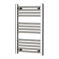 RADIATORE TERMOARREDO SCALDASALVIETTE CROMO LUCIDO CON TUBOLARI Ø25MM MODELLO ELVIA - MM 1230X450 WATT 420 INT.400  - MAM