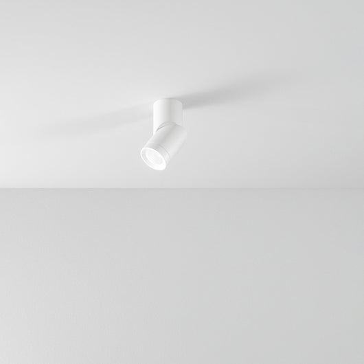 Faretto Moderno Pipe Metallo Bianco Led 8W 3000K