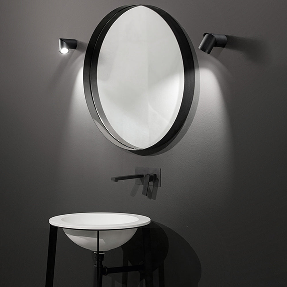 Faretto Moderno Pipe Metallo Nero Led 8W 3000K