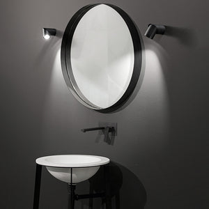 Faretto Moderno Pipe Metallo Nero Led 8W 3000K