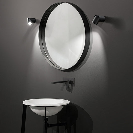 Faretto Moderno Pipe Metallo Nero Led 8W 3000K