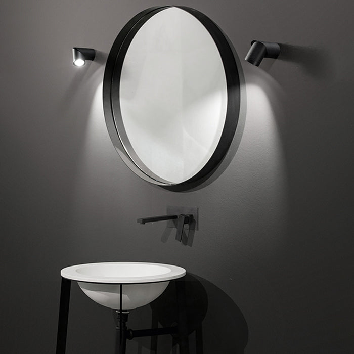 Faretto Moderno Pipe Metallo Nero Led 8W 3000K