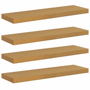 4 pz Scaffale da parete | Ripiano a parete | Mensola a parete Beige 80 x 23,5 x 4 cm