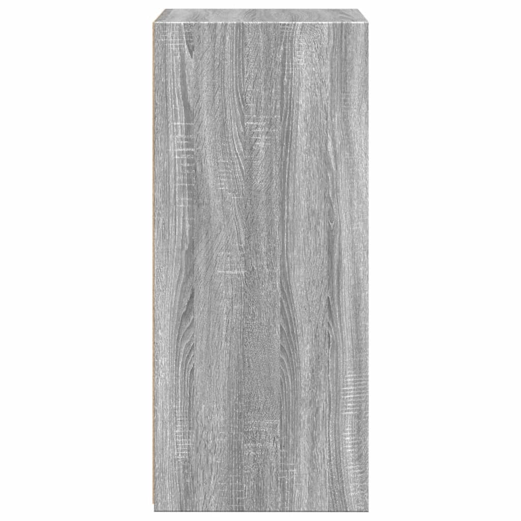 Buffet credenza cassettiera armadio mobile contenitore organizer cucina soggiorno Sonoma 50 x 41 x 93 cm legno ingegnerizzato grigio 02_0036370