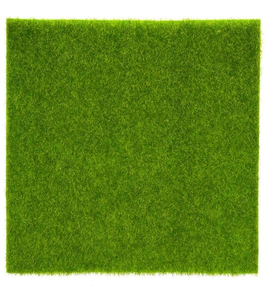 Tegole di Kunstgras Realistico - Dimensione 30x30 cm - Qualità Elevata - Mat di Selve - Pavimento Decorativo - Tegole Dette