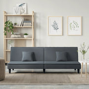 Divano letto-Sofa Letto-Daybed Grigio Scuro in Velluto