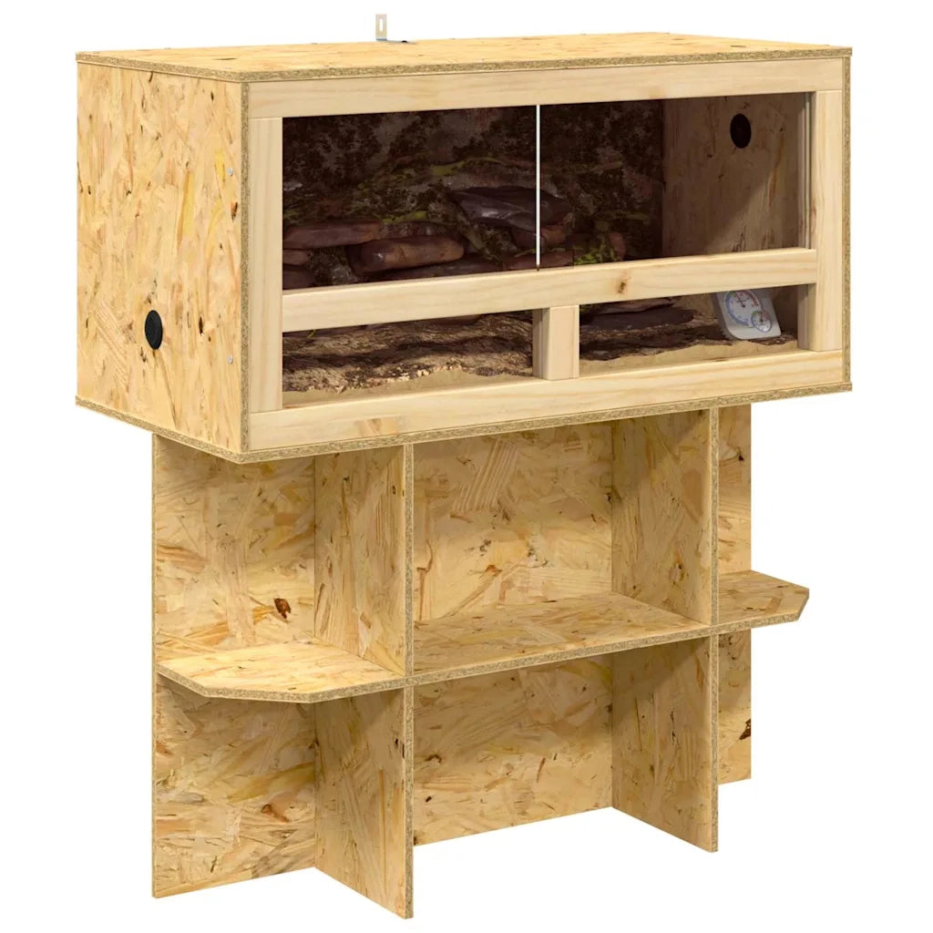 Terrario Marrone 80 x 40 x 90 cm OSB CFW5195838