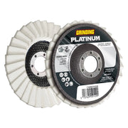 10pz disco lamellare 'platinum polish' per ferro/inox ã¸ 115 x 22,23 mm cod:ferx.501294nlm
