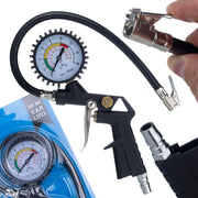 Pistola Pneumatica con Manometro 0-16 Bar – Alluminio Leggero e Durevole | Tubo 35 cm