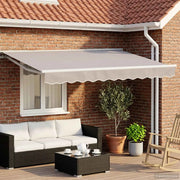 Tenda retrattile manuale Grigio Chiaro 3 x 2,5 m 3420226