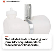 Reservorio per liquido refrigerante - Serbatoio per liquido refrigerante - Reservoir - ATV/PIT Quad - 250cc/350cc - Materiale di alta qualità - Buon scambio termico - Radiatore serbatoio