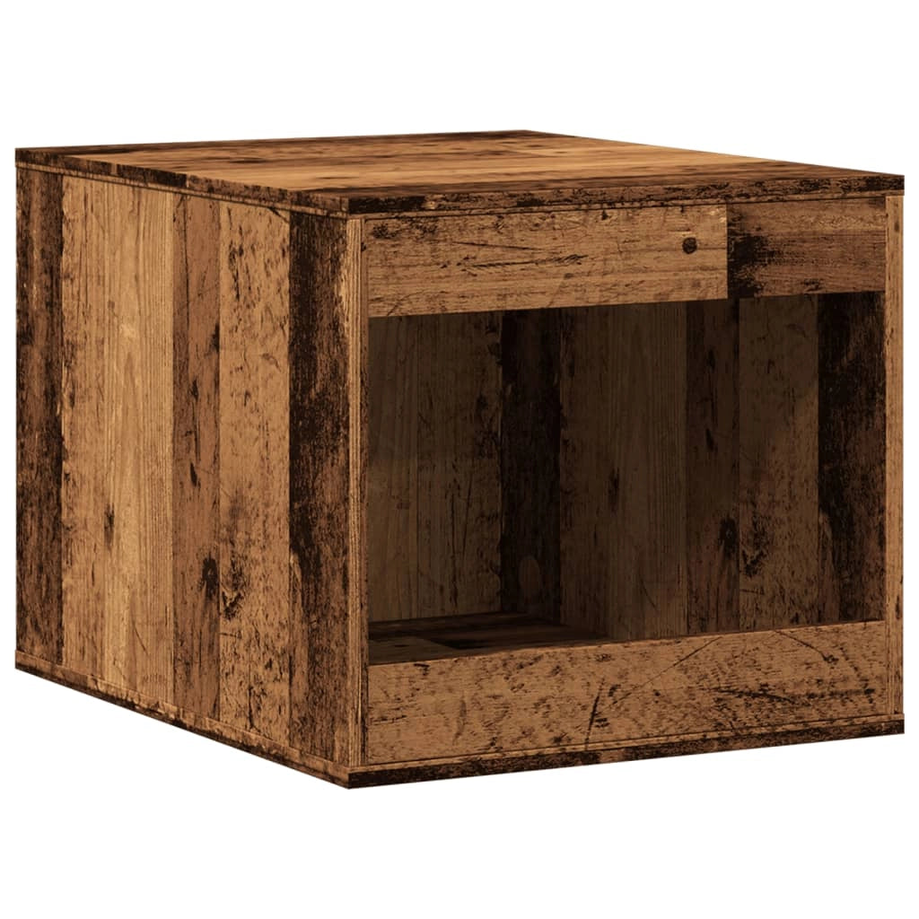 Mobiletto per lettiera per gatti legno vecchio legno marrone ingegnerizzato 02_0043346