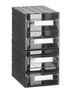 Cassettiera modulare porta minuteria con 4 cassetti - Modello Mobil 101