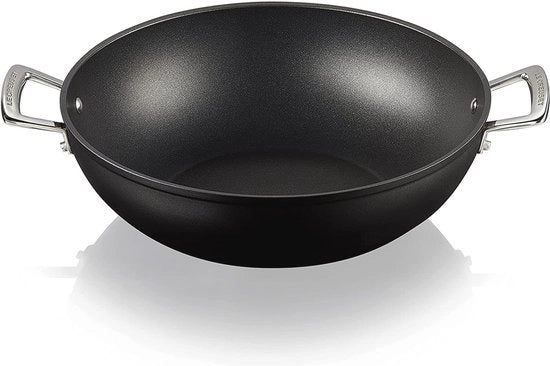 Wok in Teflon con Manici per Cucina Salutare, diametro 32 cm