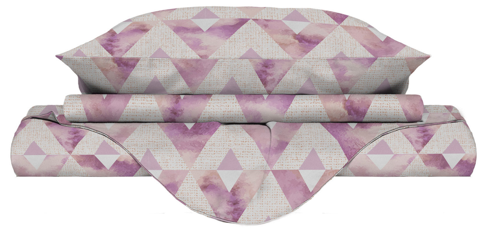 Copripiumino Matrimonale con Federe Stampato in Microfibra Kinki