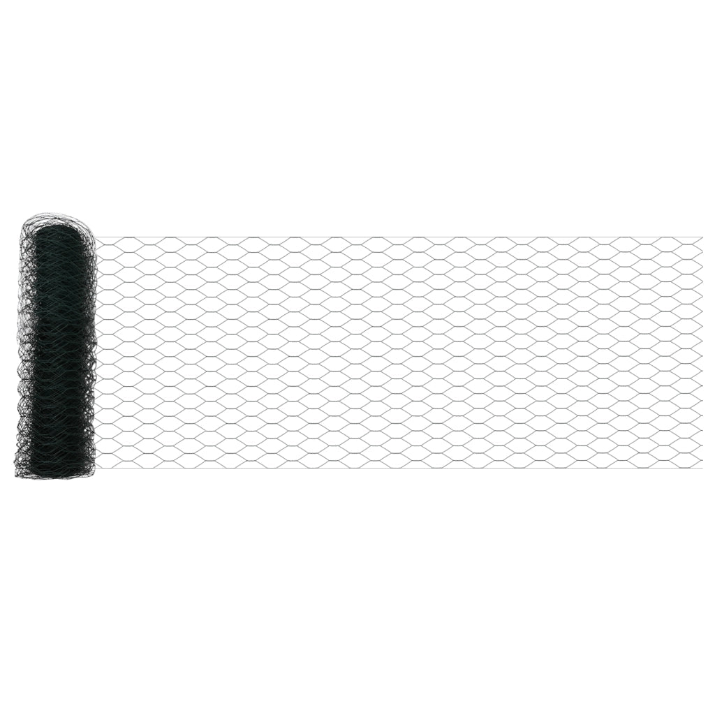 Recinzione Esagonale Verde 0.6x25 m Acciaio