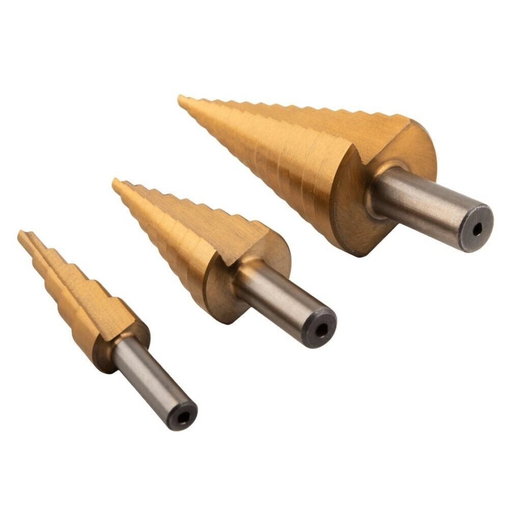 Set di frese coniche a gradini allargafori per trapano 4-12 4-20 4-32mm