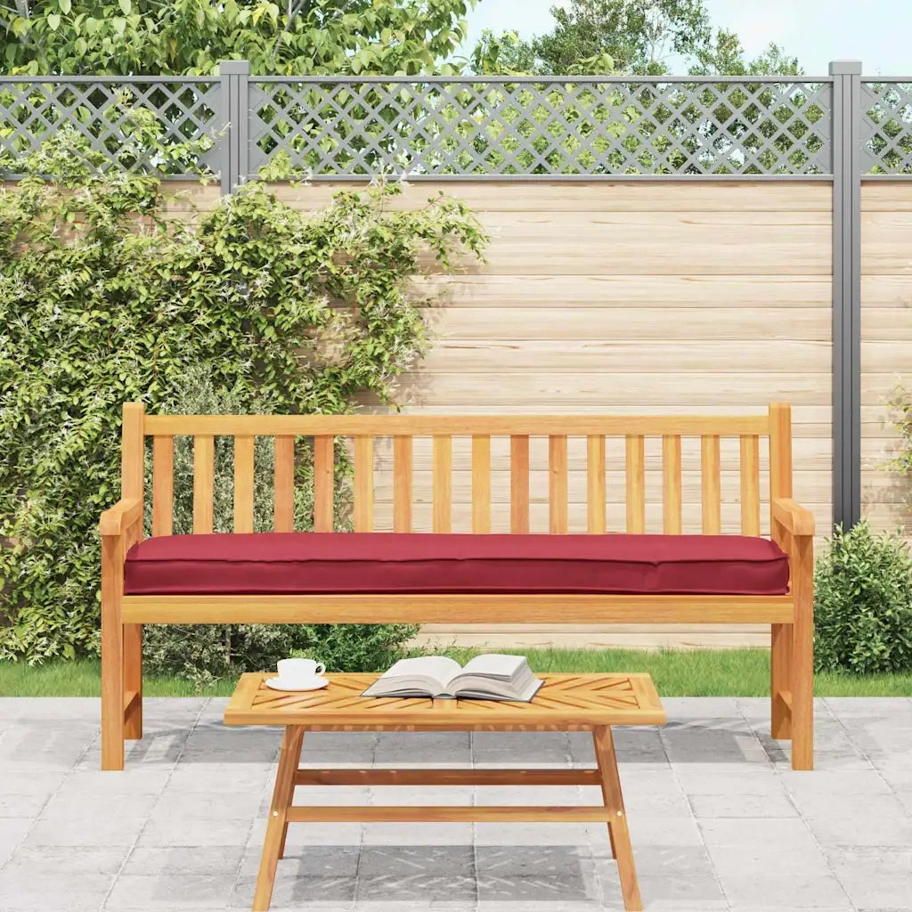 Cuscino per pallet Rosso Vino 200 x 40 x 8 cm Tessuto Oxford 42001684