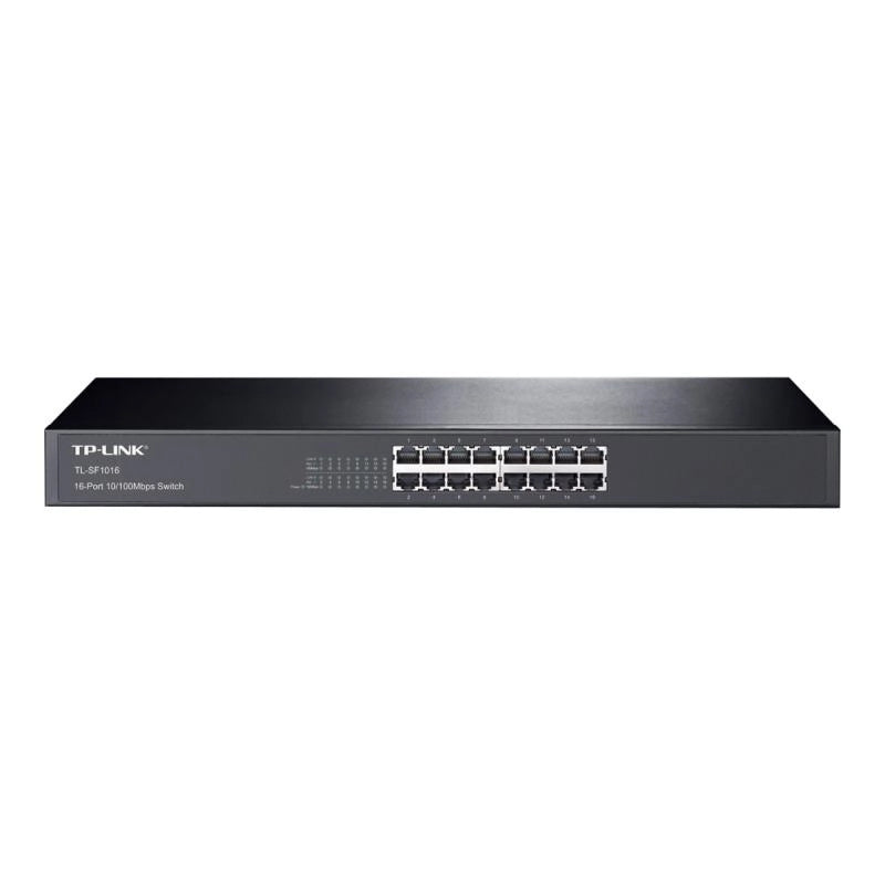 Tp-link tl-sf1016 switch di rete non gestito fast ethernet (10/100) 1u nero - 141932
