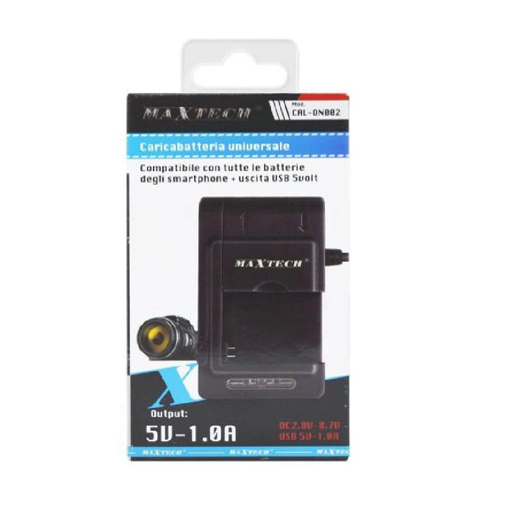 Trade Shop - Caricabatteria Universale Caricatore Usb Per Batterie Smartphone 5volt Cal-on002 -